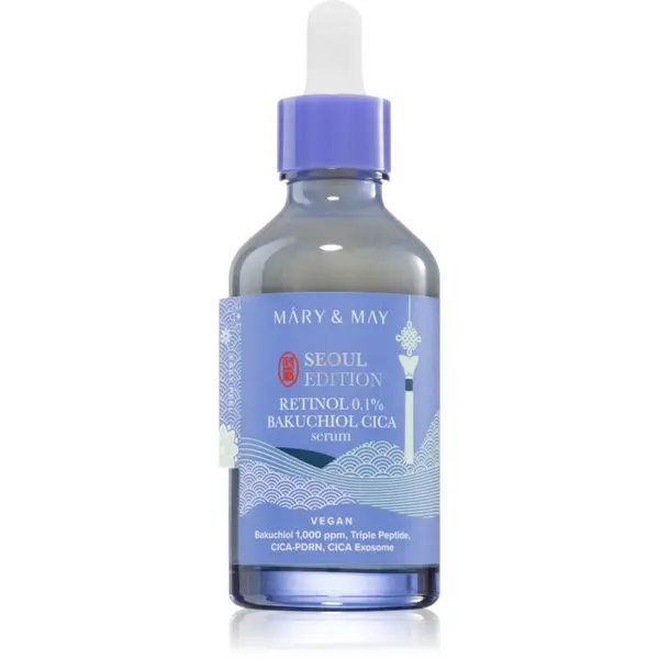 Mary&May Mary&May Retinol 0.1% Bakuchiol Cica Serum serum protiv bora za obnavljanje kožne barijere 80 ml