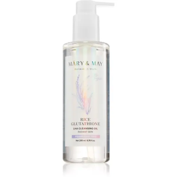 Mary&May Mary&May Rice Glutathione LHA Cleansing Oil nježno ulje za čišćenje s eksfolijacijskim učinkom 200 ml