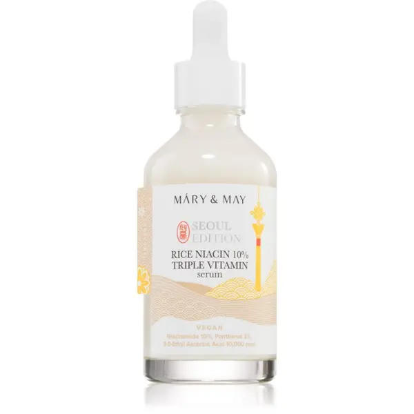 Mary&May Mary&May Rice Niacin 10% Triple Vitamin Serum posvjetljujući serum s hranjivim učinkom 80 ml