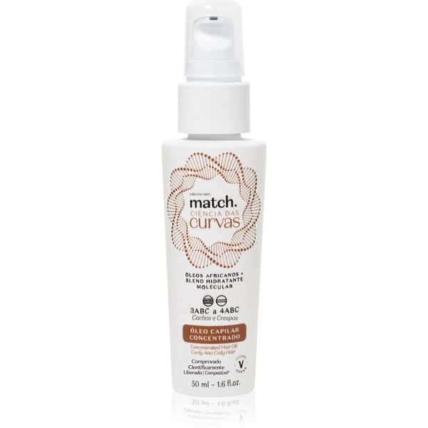 Match. Match. Science of Curves ulje za kosu za valovitu i kovrčavu kosu 50 ml