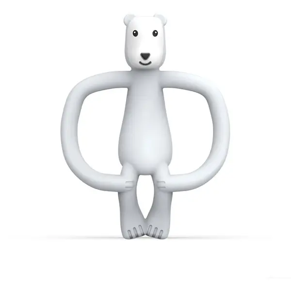 Matchstick Monkey Matchstick Monkey Animal Collection četkica za zube s grickalicom Polar Bear 1 kom
