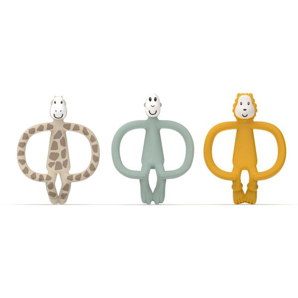 Matchstick Monkey Matchstick Monkey Animal Teether Gift Set poklon set Giraffe Gigi, Lion Luda, Monkey Mint(za djecu)