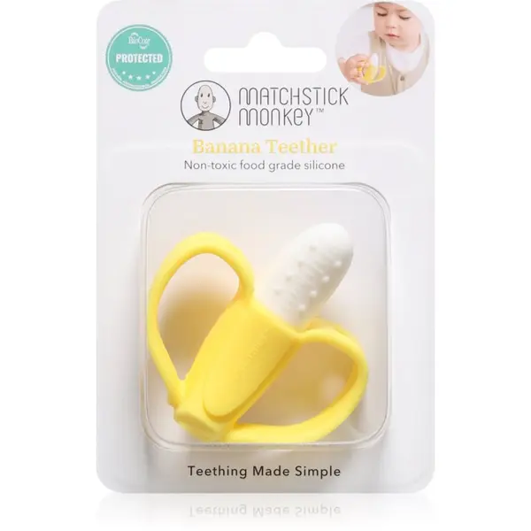 Matchstick Monkey Matchstick Monkey Banana Teether grickalica za bebe 3m+ 1 kom