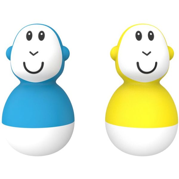 Matchstick Monkey Matchstick Monkey Endless Bathtime Fun Wobblers igračka za vodu Blue & Yellow 2 kom