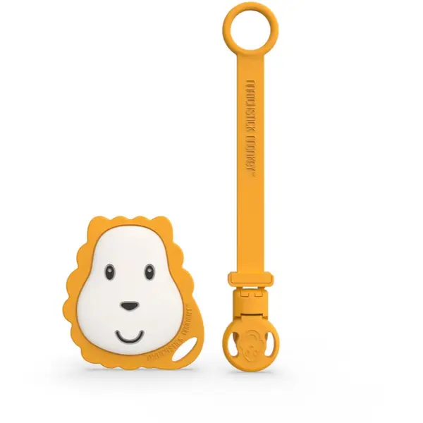 Matchstick Monkey Matchstick Monkey Flat Face Teether & Soother Clip poklon set za djecu Lion