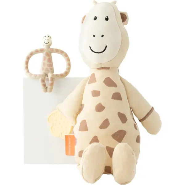 Matchstick Monkey Matchstick Monkey Teething Gift Set 3m+ grickalica za bebe +igračka Giraffe 1 kom