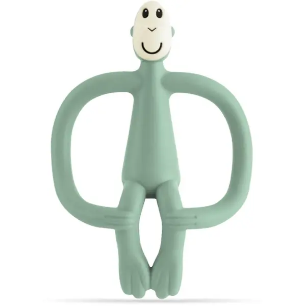 Matchstick Monkey Matchstick Monkey Teething Toy and Gel Applicator grickalica za bebe sa četkicom 2 u 1 Mint Green 1 kom