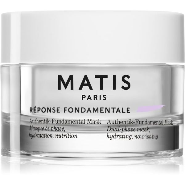 MATIS Paris MATIS Paris Réponse Fondamentale Authentik-Fundamental Mask Obnavljajuća i hidratantna maska za lice za dvofaznu njegu lica 50 ml