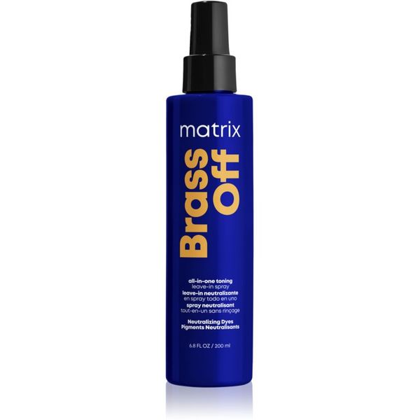Matrix Matrix Brass Off sprej za kosu neutralizirajući žuti tonovi 200 ml