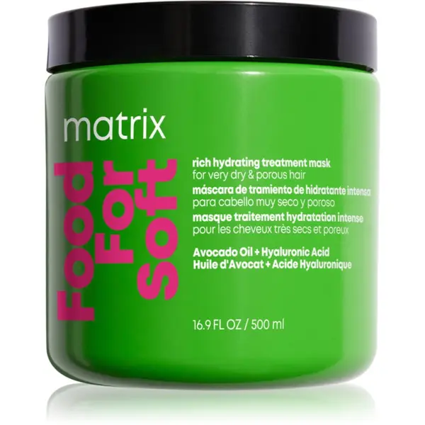 Matrix Matrix Food For Soft Hydrating Treatment Mask intenzivna hidratantna maska za kosu 500 ml