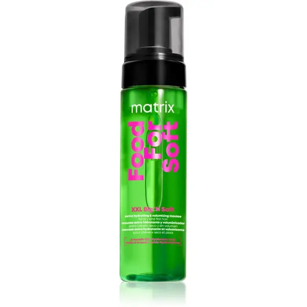 Matrix Matrix Food For Soft XXL Big 'N Soft Extra Volumizing Hydrating Mousse hidratantna pjena za veći volumen 200 ml