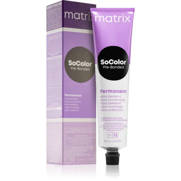 Matrix Matrix SoColor Pre-Bonded Extra Coverage trajna boja za kosu nijansa 506Na Dukelblond Neutral Asch 90 ml