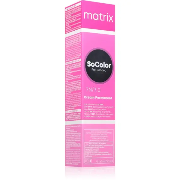 Matrix Matrix SoColor Pre-Bonded trajna boja za kosu za prekrivanje sijedih nijansa 90 ml
