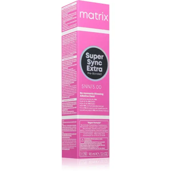 Matrix Matrix Super Sync Extra Pre-Bonded polutrajna boja za kosu bez amonijaka nijansa 5NN 90 ml