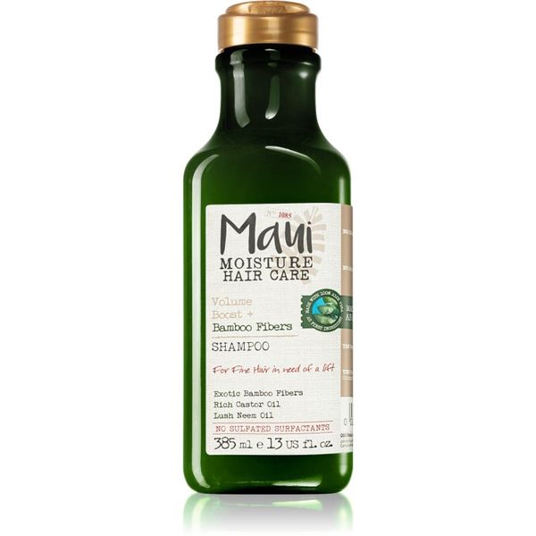 Maui Moisture Maui Moisture Volume Boost + Bamboo Fibers šampon za učvršćivanje za nježnu i tanku kosu 385 ml