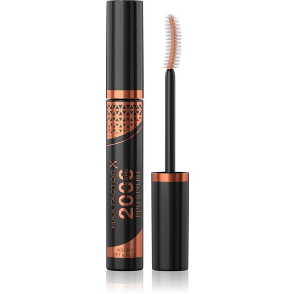 Max Factor Max Factor 2000 Calorie Pro Stylist maskara za volumen i uvijanje trepavica nijansa Black Brown 9 ml