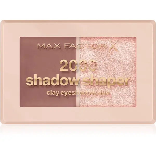 Max Factor Max Factor 2000 Calorie Shadow Shaper duo sjenila za oči nijansa 010 Clay Gleam 4 g