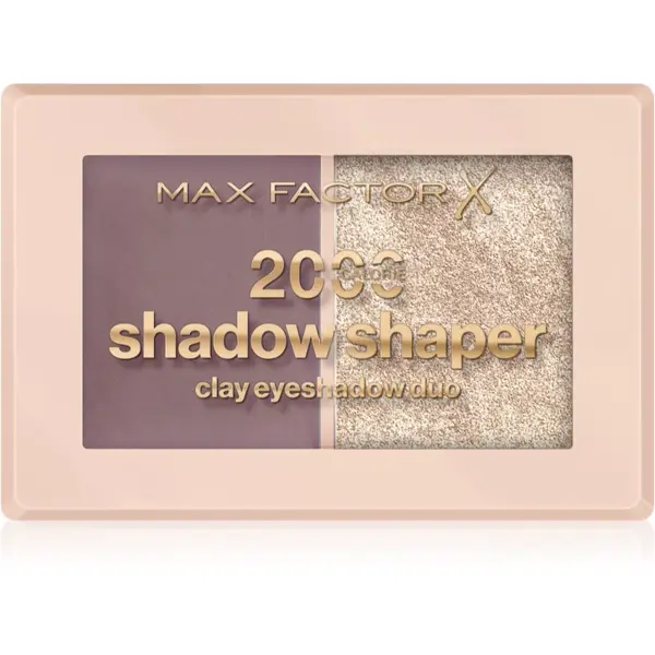 Max Factor Max Factor 2000 Calorie Shadow Shaper duo sjenila za oči nijansa 030 Shell Shadow 4 g