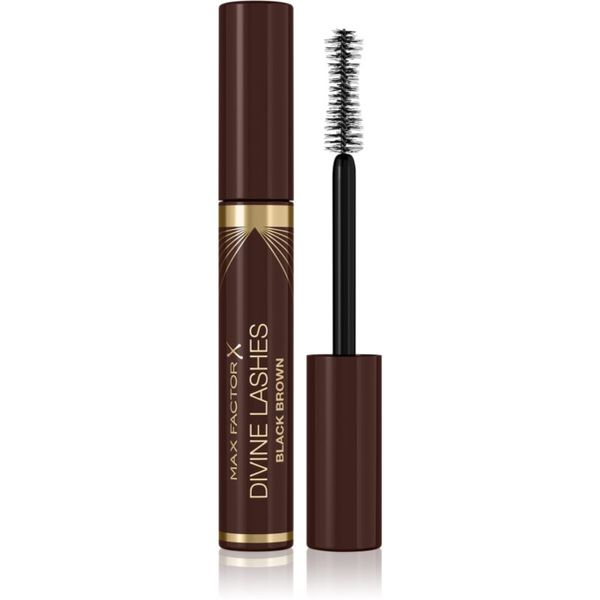 Max Factor Max Factor Divine Lashes maskara za uvijanje i odvajanje trepavica nijansa 002 Black Brown 8 ml