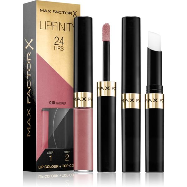 Max Factor Max Factor Lipfinity Lip Colour dugotrajni ruž za usne s balzamom nijansa 010 Whisper 4,2 g
