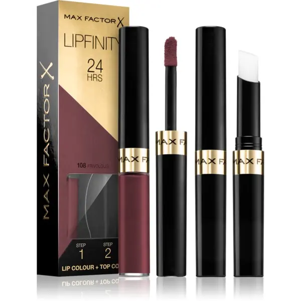 Max Factor Max Factor Lipfinity Lip Colour dugotrajni ruž za usne s balzamom nijansa 108 Frivolous 4,2 g