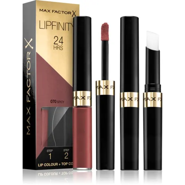 Max Factor Max Factor Lipfinity Lip Colour dugotrajni ruž za usne s balzamom nijansa 70 Spicy 4,2 g