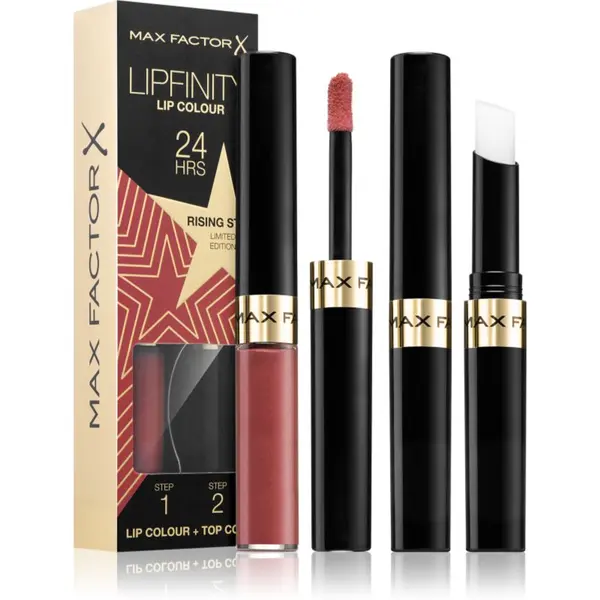 Max Factor Max Factor Lipfinity Rising Stars dugotrajni tekući ruž za usne s balzamom nijansa 090 Starstruck 1 kom