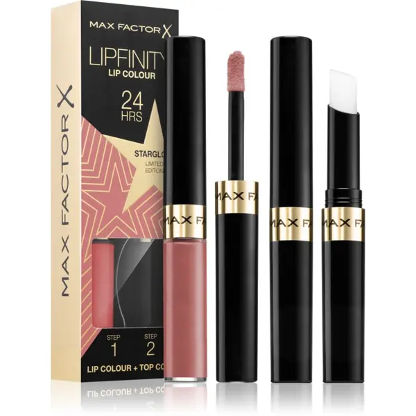 Max Factor Max Factor Lipfinity Rising Stars dugotrajni tekući ruž za usne s balzamom nijansa 80 Starglow 1 kom