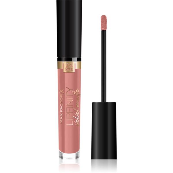 Max Factor Max Factor Lipfinity Velvet Matte mat tekući ruž za usne nijansa 015 Nude Silk 3,5 ml