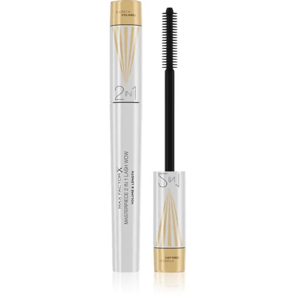 Max Factor Max Factor Masterpiece Lash Wow maskara za produljenje, uvijanje i volumen sa četkicom 2 u 1 nijansa Black 7 ml