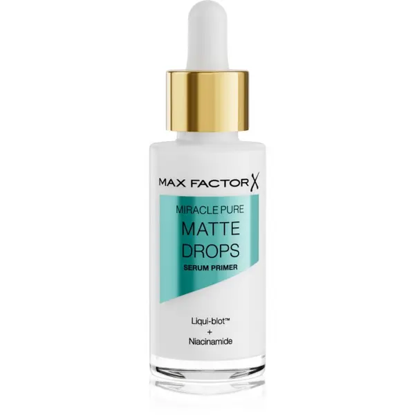 Max Factor Max Factor Miracle Pure Matte Drops primer za zaglađivanje i matiranje lica 30 ml