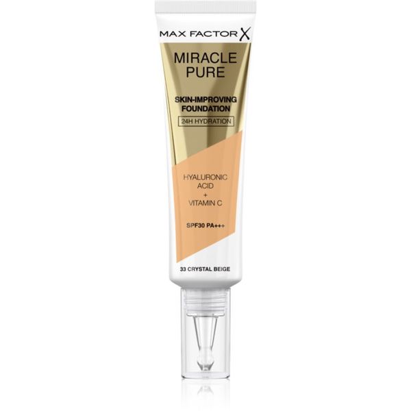 Max Factor Max Factor Miracle Pure Skin dugotrajni puder SPF 30 nijansa 33 Crystal Beige 30 ml