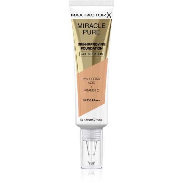 Max Factor Max Factor Miracle Pure Skin dugotrajni puder SPF 30 nijansa 50 Natural Rose 30 ml