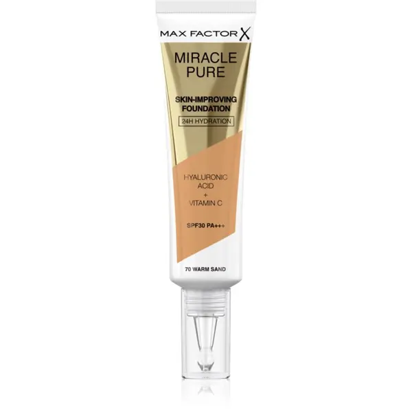 Max Factor Max Factor Miracle Pure Skin dugotrajni puder SPF 30 nijansa 70 Warm Sand 30 ml