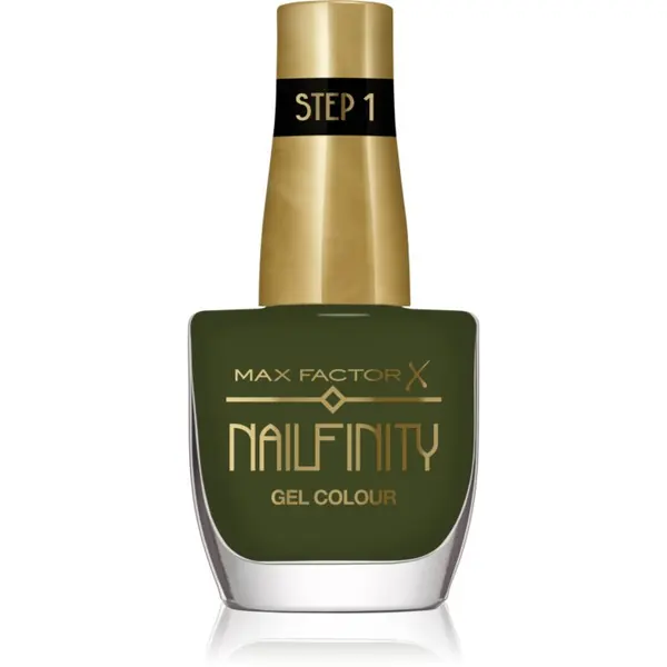 Max Factor Max Factor Nailfinity Gel Colour gel lak za nokte bez korištenja UV/LED lampe nijansa 595 Green Room 12 ml