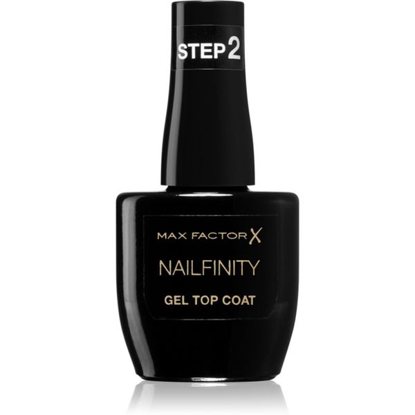 Max Factor Max Factor Nailfinity Gel Top Coat završni gel lak za nokte nijansa 100 The Finale 12 ml