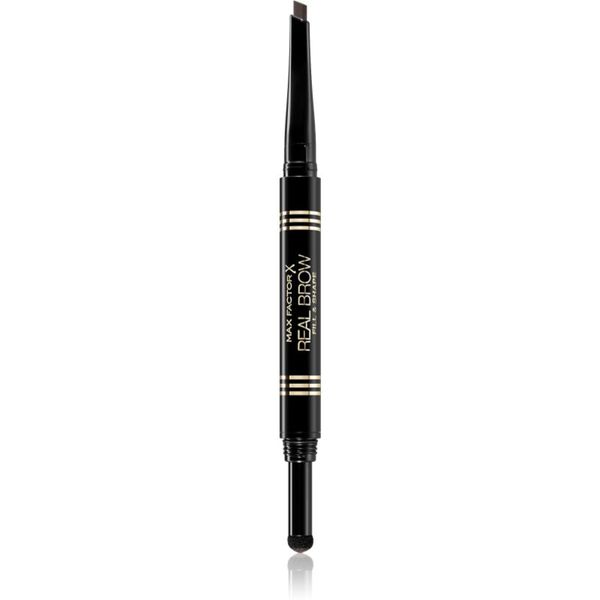 Max Factor Max Factor Real Brow Fill & Shape olovka za obrve nijansa 04 Deep Brown 0.6 g