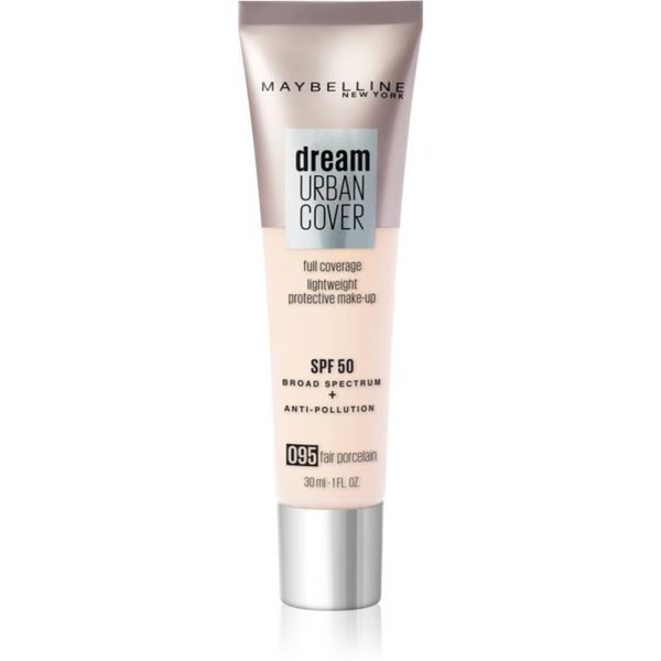 Maybelline Maybelline Dream Urban Cover puder s visokim prekrivanjem nijansa 095 Fair Porcelain 30 ml
