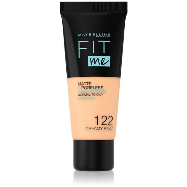 Maybelline Maybelline Fit Me! Matte+Poreless matirajući puder za normalnu i masnu kožu lica nijansa 122 Creamy Beige 30 ml