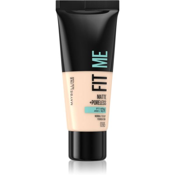 Maybelline Maybelline Fit Me! Matte+Poreless matirajući puder za normalnu i masnu kožu lica nijansa 95 Fair Porcelain 30 ml