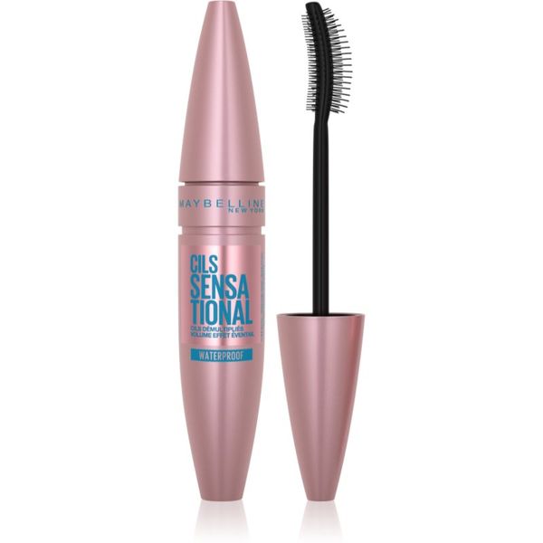 Maybelline Maybelline Lash Sensational vodootporna maskara za produženje, uvijanje i volumen nijansa Black 9,4 ml