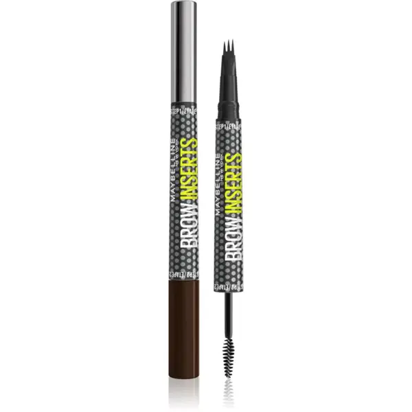 MAYBELLINE NEW YORK MAYBELLINE NEW YORK Brow Inserts tuš za obrve sa četkicom 2 u 1 nijansa 1.25 ml