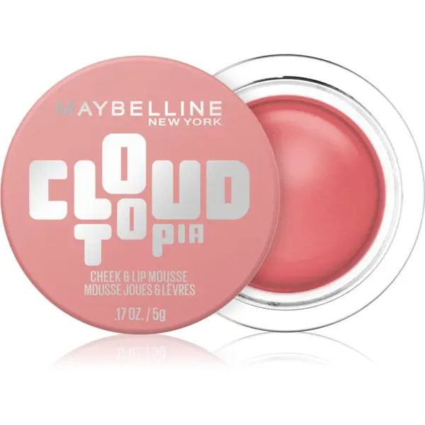 MAYBELLINE NEW YORK MAYBELLINE NEW YORK CloudTopia kremasto rumenilo za usne i lice nijansa 09 Dreamy Dawn 5 g