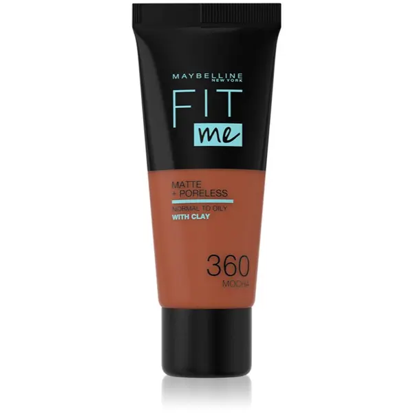 MAYBELLINE NEW YORK MAYBELLINE NEW YORK Fit Me! Matte+Poreless matirajući puder za normalnu i masnu kožu lica nijansa 360 Mocha 30 ml