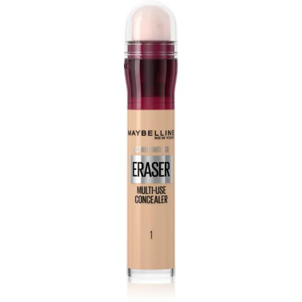 MAYBELLINE NEW YORK MAYBELLINE NEW YORK Instant Anti Age Eraser tekući korektor sa spužvastim aplikatorom nijansa 01 Light 6.8 ml