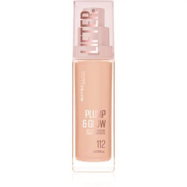 MAYBELLINE NEW YORK MAYBELLINE NEW YORK Lifter Plump & Glow posvjetljujući puder za prirodni izgled nijansa 112 30 ml