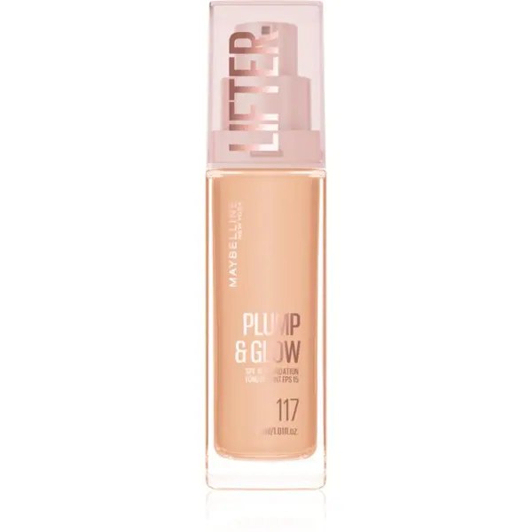 MAYBELLINE NEW YORK MAYBELLINE NEW YORK Lifter Plump & Glow posvjetljujući puder za prirodni izgled nijansa 117 30 ml