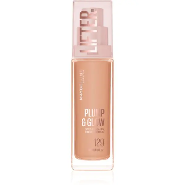MAYBELLINE NEW YORK MAYBELLINE NEW YORK Lifter Plump & Glow posvjetljujući puder za prirodni izgled nijansa 129 30 ml