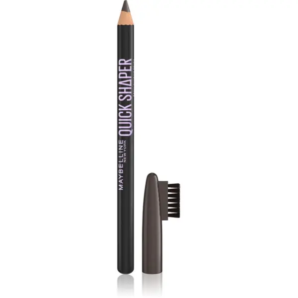MAYBELLINE NEW YORK MAYBELLINE NEW YORK Quick Shaper precizna olovka za obrve sa četkicom nijansa 06 Black Brown 1 kom