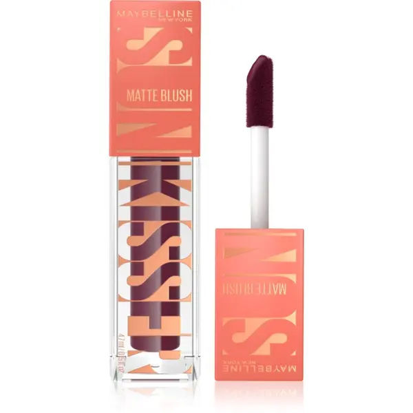 MAYBELLINE NEW YORK MAYBELLINE NEW YORK Sunkisser Matte tekuće rumenilo s mat efektom nijansa 33 Berry Brunch 4.7 ml